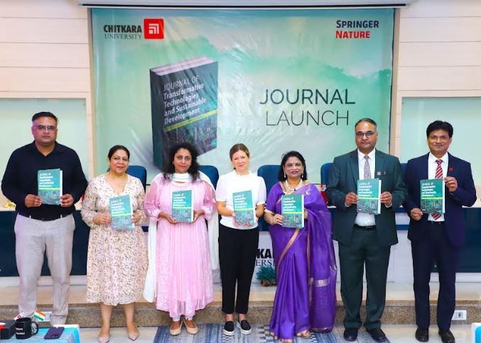 Chitkara University Launches Journal on Sustainability in Collaboration with Springer Nature Chitkara University Launches Journal on Sustainability in Collaboration with Springer Nature