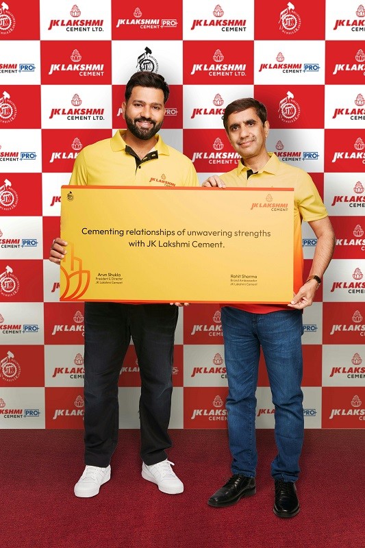JK Lakshmi Cement and Rohit Sharma Strengthen Partnership for the Fifth Year in a Row JK Lakshmi Cement and Rohit Sharma Strengthen Partnership for the Fifth Year in a Row