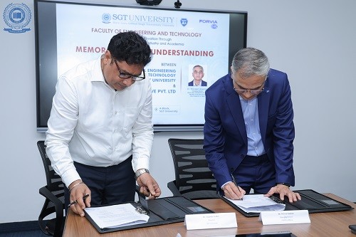 SGT University and Forvia Hella Forge Innovative Partnership in Automotive Engineering SGT University and Forvia Hella Forge Innovative Partnership in Automotive Engineering