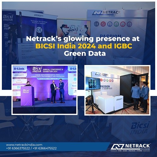 Netrack’s Glowing Presence at BICSI India 2024 and IGBC Green Data Netrack’s Glowing Presence at BICSI India 2024 and IGBC Green Data