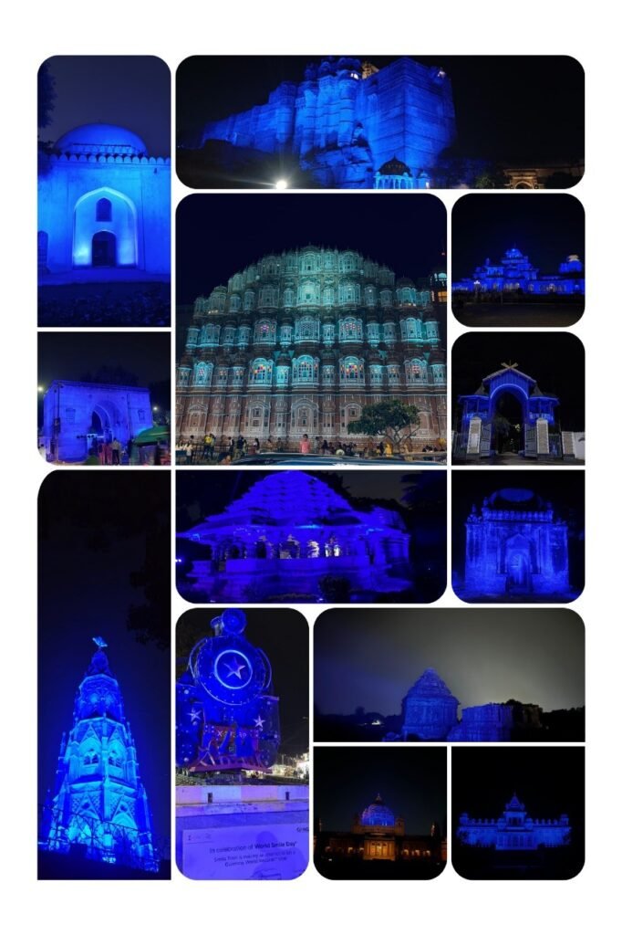 Iconic Monuments in India Turned Blue on October 4, in Support of Smile Train’s Guinness World Records™ Attempt for World Smile Day Iconic Monuments in India Turned Blue on October 4, in Support of Smile Train’s Guinness World Records™ Attempt for World Smile Day