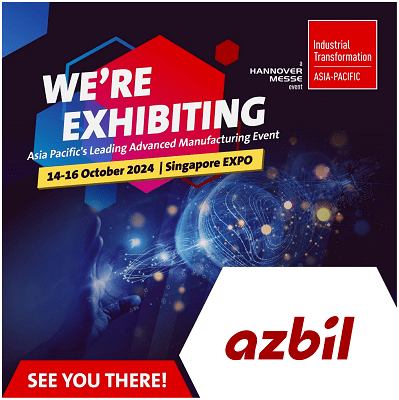 Azbil to Exhibit at Industrial Transformation ASIA-PACIFIC (ITAP) 2024 Azbil to Exhibit at Industrial Transformation ASIA-PACIFIC (ITAP) 2024