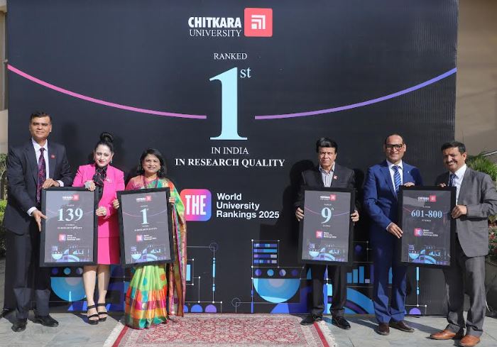 An Incredible Achievement for Chitkara University in the THE World University Rankings 2025 An Incredible Achievement for Chitkara University in the THE World University Rankings 2025