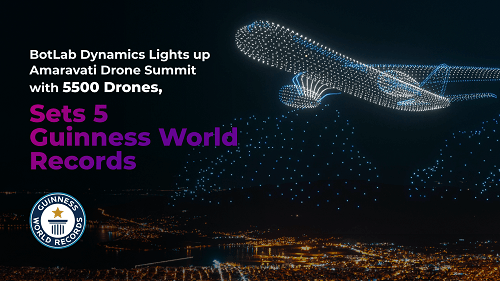 Indian Drone Light Show Company Breaks 5 World Records at Amaravati Drone Summit 2024 Indian Drone Light Show Company Breaks 5 World Records at Amaravati Drone Summit 2024