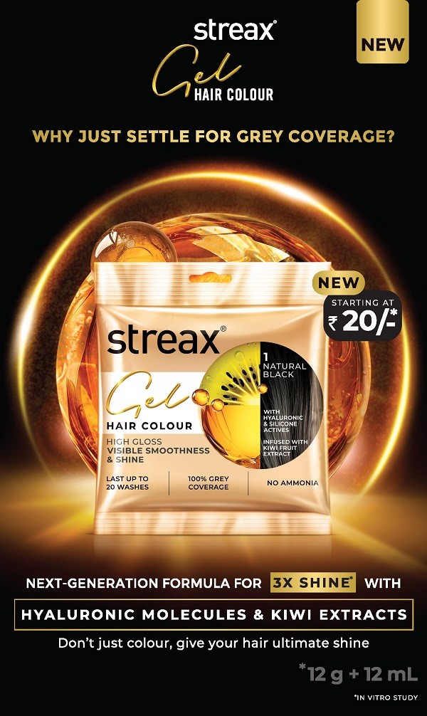 Streax Elevates Hair Colouring with New Gel Hair Colour: A High-Performance Experience for Brilliant Grey Coverage and Unprecedented Shine Streax Elevates Hair Colouring with New Gel Hair Colour: A High-Performance Experience for Brilliant Grey Coverage and Unprecedented Shine