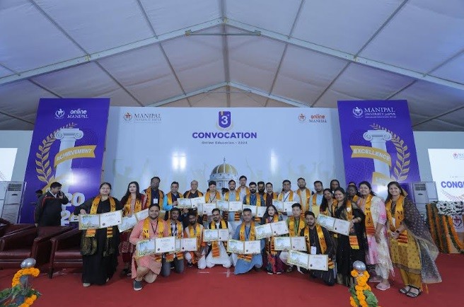 New Batch of Online Undergraduate and Postgraduate Students Graduate from Manipal University Jaipur New Batch of Online Undergraduate and Postgraduate Students Graduate from Manipal University Jaipur
