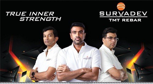 Suryadev TMT Launches New Campaign Focused on Inner Strength with Three Iconic Brand Ambassadors Suryadev TMT Launches New Campaign Focused on Inner Strength with Three Iconic Brand Ambassadors