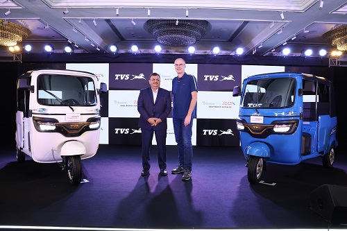 TVS Motor Company Launches India’s First, Bluetooth Connected, Electric Three-Wheeler – TVS King EV MAX