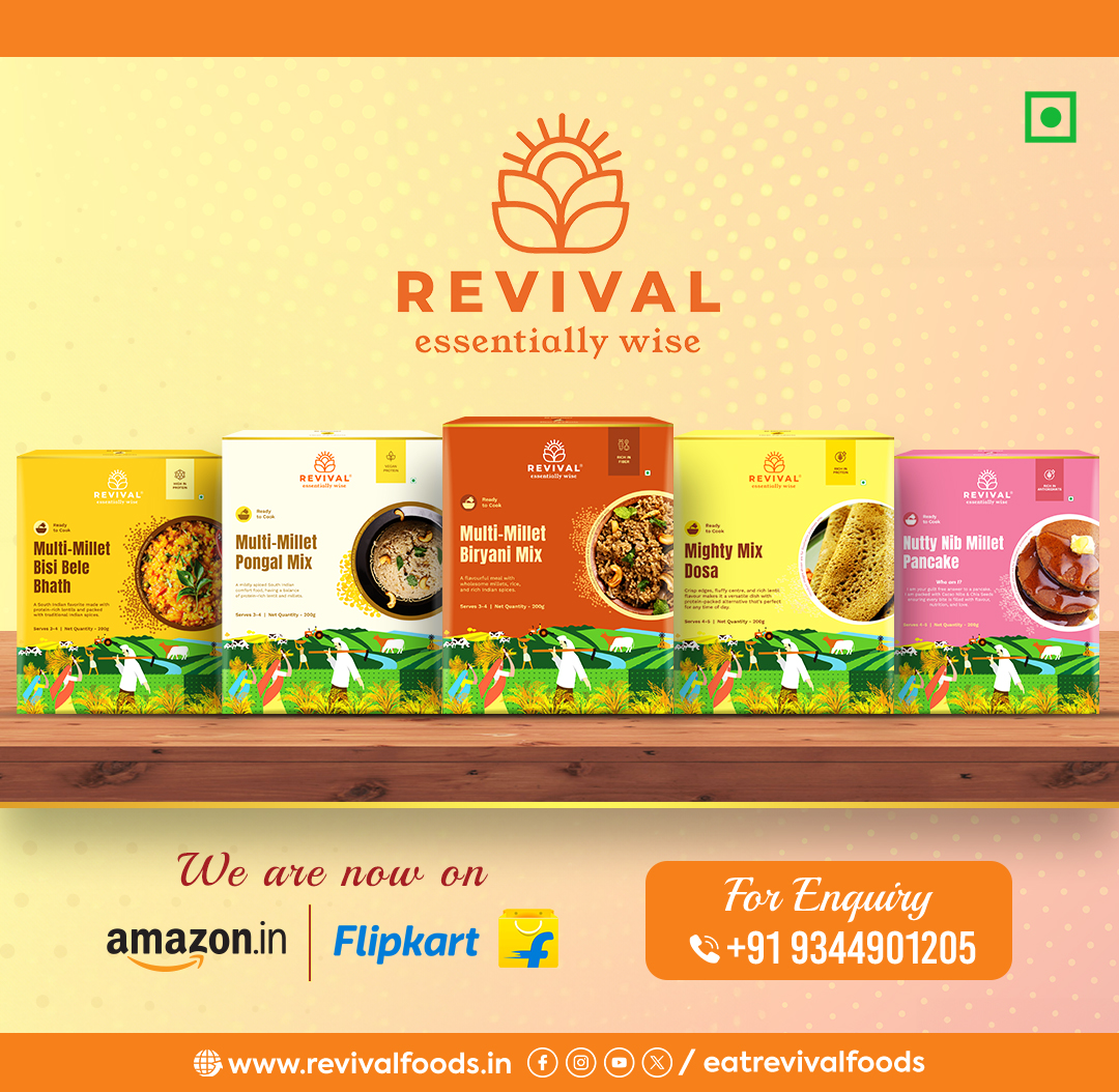 REVIVAL: Redefining Ready-to-Cook with Millet-Based Goodness REVIVAL: Redefining Ready-to-Cook with Millet-Based Goodness