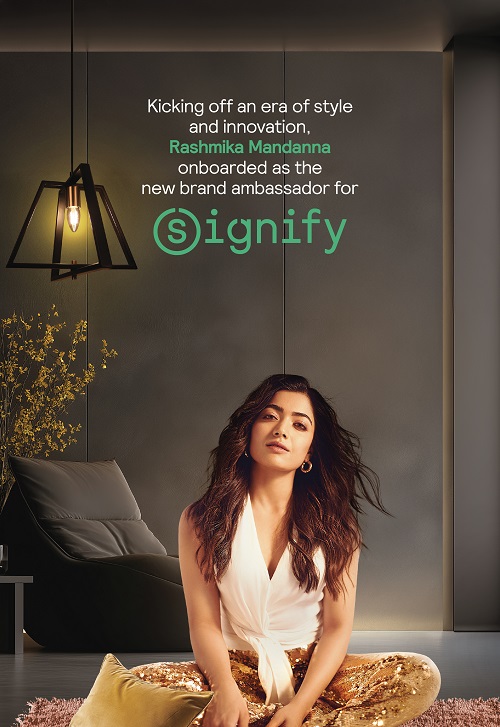 Signify Onboards Rashmika Mandanna as their Brand Ambassador, Kicks off an Era of Style and Innovation Signify Onboards Rashmika Mandanna as their Brand Ambassador, Kicks off an Era of Style and Innovation