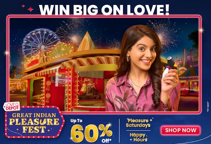 Celebrate Love Like Never Before: Love Depot’s Great Indian Pleasure Festival is Here with Exciting Deals Celebrate Love Like Never Before: Love Depot’s Great Indian Pleasure Festival is Here with Exciting Deals