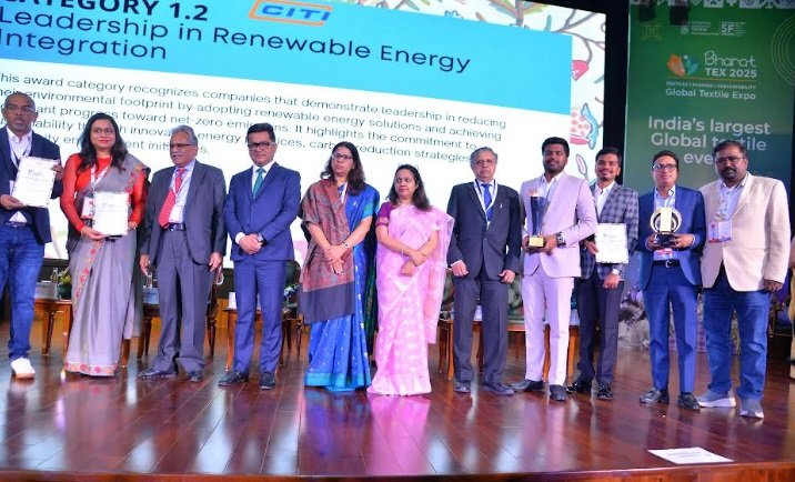 RSWM Limited Wins ‘Innovative Water Management and Conservation’ Award at CITI Textile Sustainability Awards 2024-25 at Bharat Tex RSWM Limited Wins ‘Innovative Water Management and Conservation’ Award at CITI Textile Sustainability Awards 2024-25 at Bharat Tex