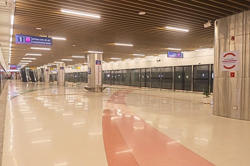 Halonix Lights Up Krishna Park Extension Metro Station of Delhi Halonix Lights Up Krishna Park Extension Metro Station of Delhi
