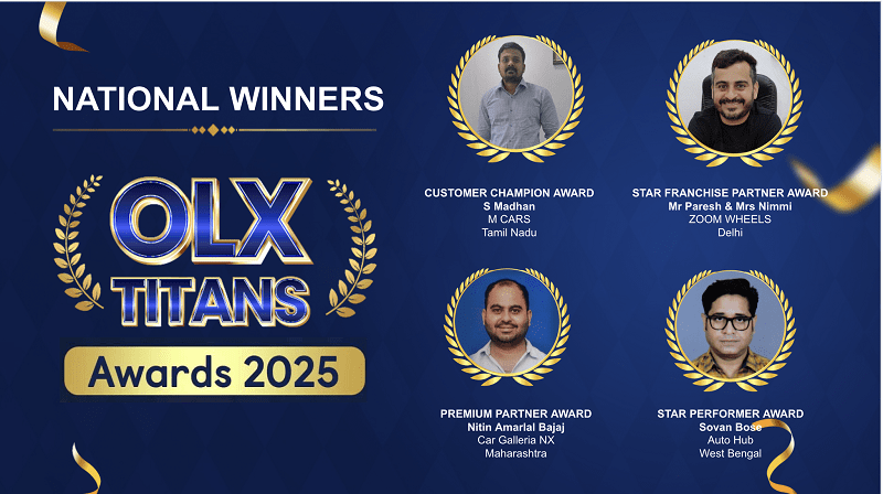 OLX India Hosts Titans Awards 2025 to Honor Top Used Car Dealer Partners OLX India Hosts Titans Awards 2025 to Honor Top Used Car Dealer Partners