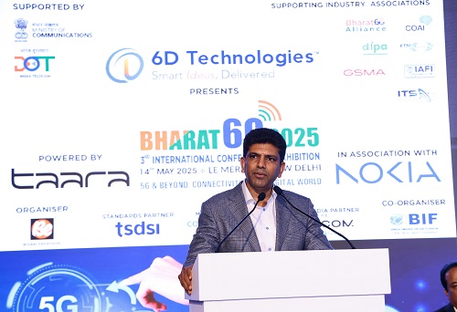 Positioning Bharat as VishwaGuru in the Global Tech Landscape says MoS for Communications, Dr. Chandra Sekhar Pemmasani at Bharat 6G 2025, New Delhi Positioning Bharat as VishwaGuru in the Global Tech Landscape says MoS for Communications, Dr. Chandra Sekhar Pemmasani at Bharat 6G 2025, New Delhi
