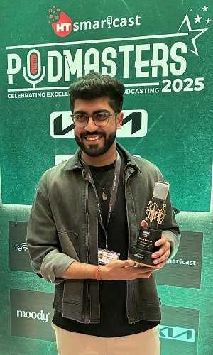 Deepak Pareek Wins ‘Best Podcast – Society and Culture’ Award at HT Podmasters Awards 2025 for his Podcast – ‘The Chill Hour’