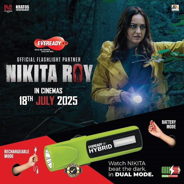 Eveready Launches India’s 1st Ever Hybrid Torch with Sonakshi Sinha-starrer ‘Nikita Roy’ Eveready Launches India’s 1st Ever Hybrid Torch with Sonakshi Sinha-starrer ‘Nikita Roy’