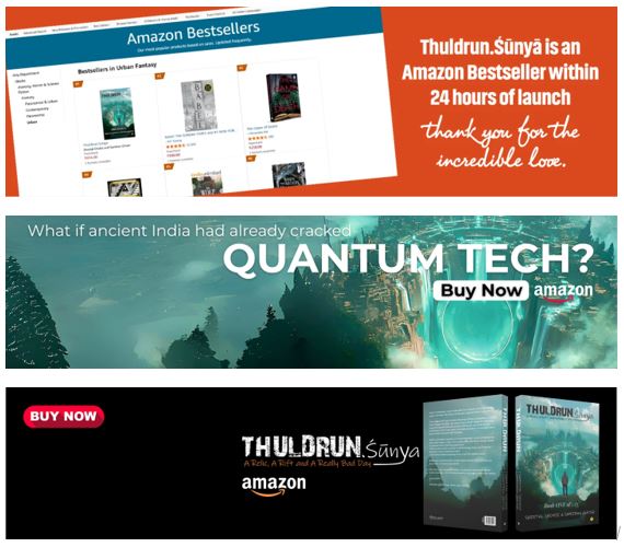 Thuldrun.Sunya Blends Ancient Indian Mythology with Modern Science, Debuts at #1 Bestseller in the Urban Fantasy Category Thuldrun.Sunya Blends Ancient Indian Mythology with Modern Science, Debuts at #1 Bestseller in the Urban Fantasy Category