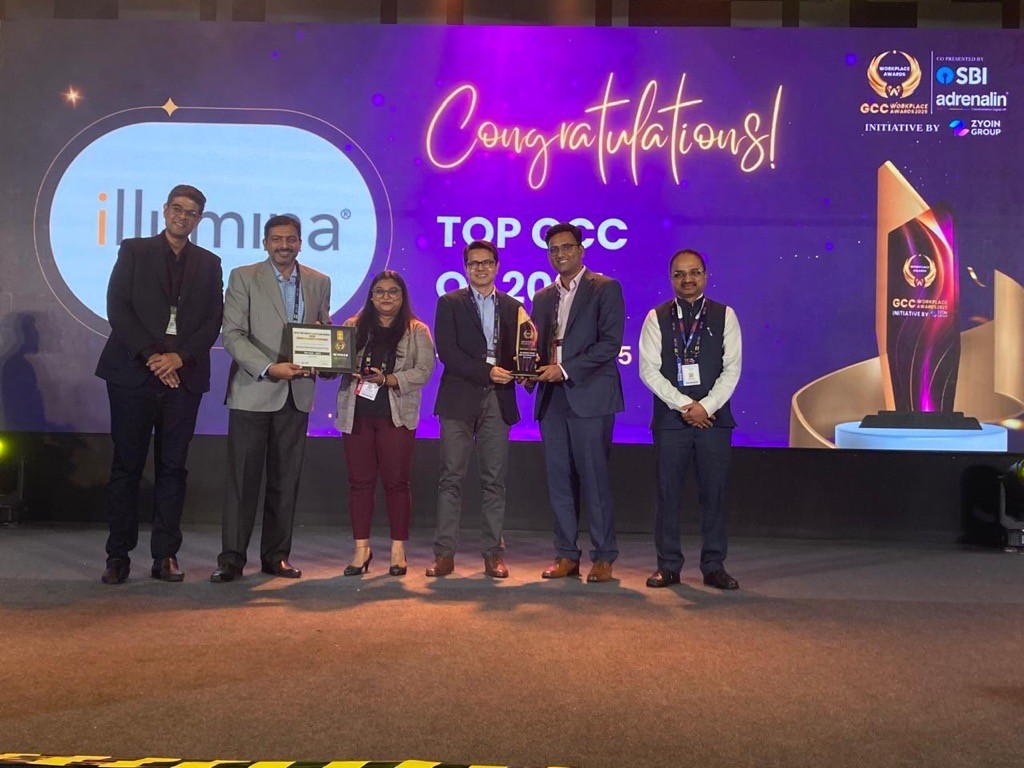 Illumina India Wins the Top GCC Award at the 2025 GCC Workplace Awards Illumina India Wins the Top GCC Award at the 2025 GCC Workplace Awards
