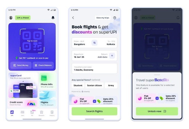 super.money Diversifies into Travel with FLIGHTS Launch; Strengthens Position as the Most Rewarding UPI Platform super.money Diversifies into Travel with FLIGHTS Launch; Strengthens Position as the Most Rewarding UPI Platform
