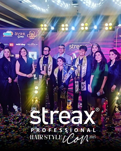 Streax Professional Crowns Hairstyle Icon 2025 at OMG Face of the Year Grand Finale Streax Professional Crowns Hairstyle Icon 2025 at OMG Face of the Year Grand Finale