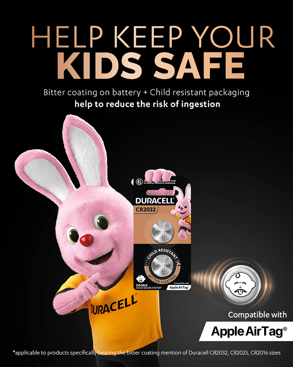 Duracell Introduces Innovative Range of Lithium Coin Batteries with Bitter Coating to Help Discourage Swallowing by Toddlers Duracell Introduces Innovative Range of Lithium Coin Batteries with Bitter Coating to Help Discourage Swallowing by Toddlers