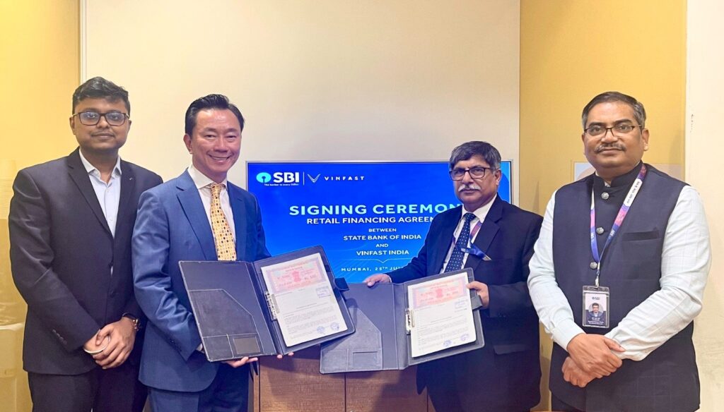 VinFast India Partners with State Bank of India to Power EV Financing