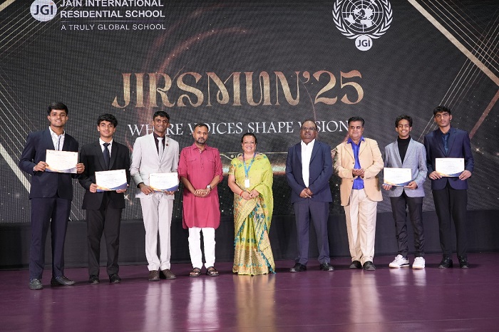 JAIN International Residential School, Bangalore Hosts Inter School Model United Nations with 320 Delegates from the Schools Across India and Nepal JAIN International Residential School, Bangalore Hosts Inter School Model United Nations with 320 Delegates from the Schools Across India and Nepal