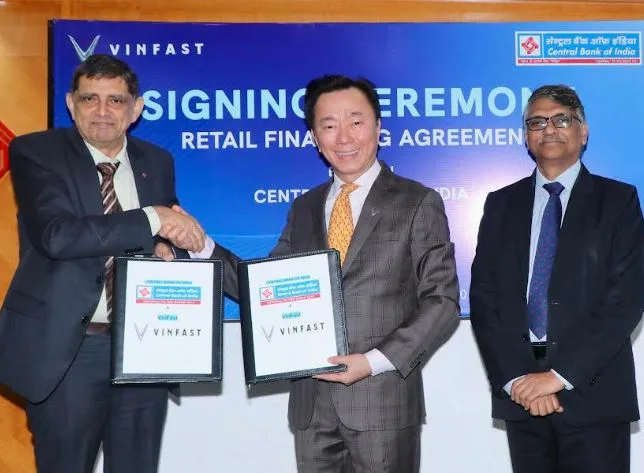 VinFast India Partners with Central Bank of India to Expand EV Financing VinFast India Partners with Central Bank of India to Expand EV Financing