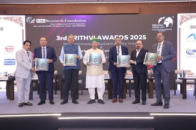 3rd Prithvi Award Solidifies India’s ESG Mandate: ESG Research Foundation Recognizes Corporate Excellence in Sustainability 3rd Prithvi Award Solidifies India’s ESG Mandate: ESG Research Foundation Recognizes Corporate Excellence in Sustainability