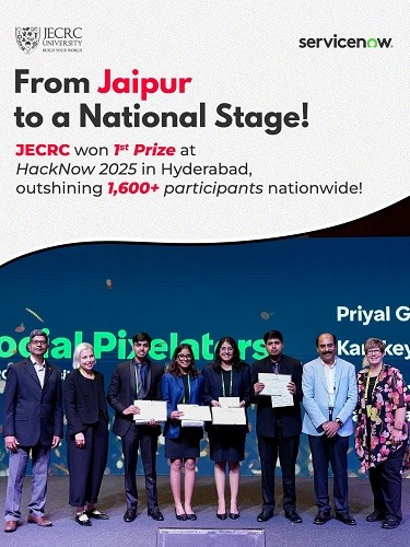 Innovation Just Found its New Address – JECRC University, Jaipur Innovation Just Found its New Address – JECRC University, Jaipur