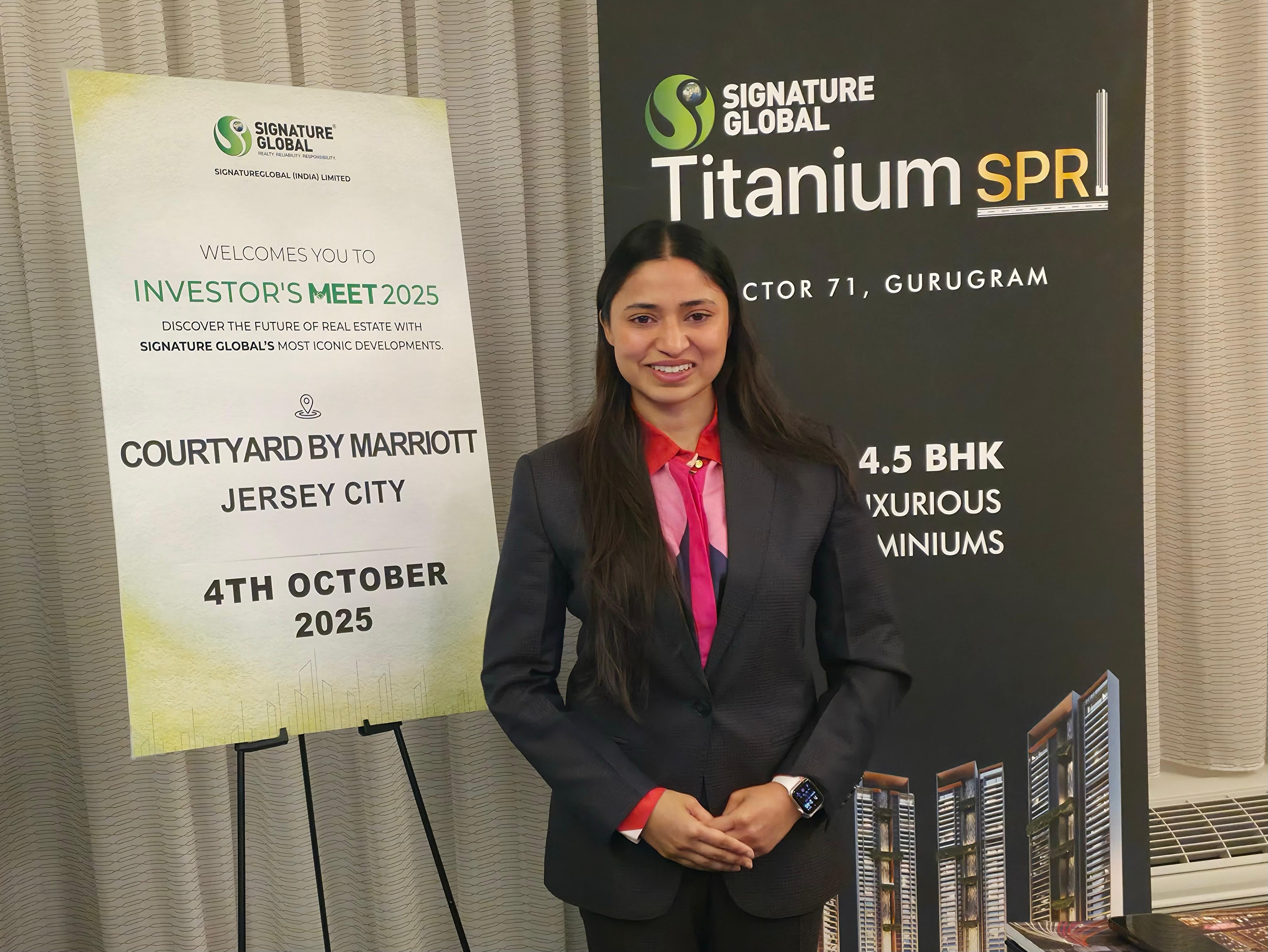 Signature Global Strengthens Global Footprint by Enhancing Engagement with NRI Homebuyers in Jersey City, USA Signature Global Strengthens Global Footprint by Enhancing Engagement with NRI Homebuyers in Jersey City, USA