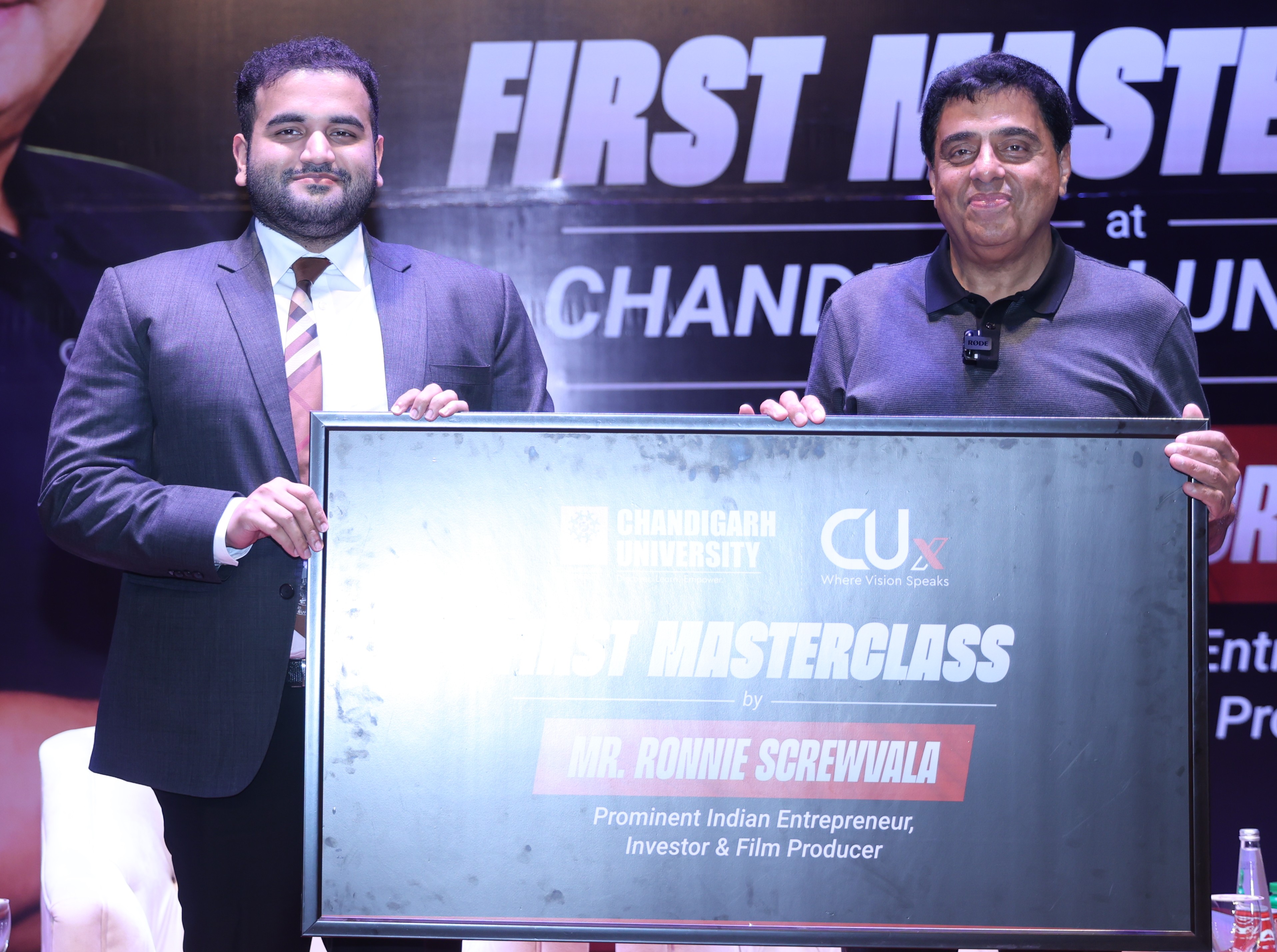 Staying Relevant in Changing World and Keep Learning is Key to Success, says Ronnie Screwvala During Masterclass at Chandigarh University Staying Relevant in Changing World and Keep Learning is Key to Success, says Ronnie Screwvala During Masterclass at Chandigarh University