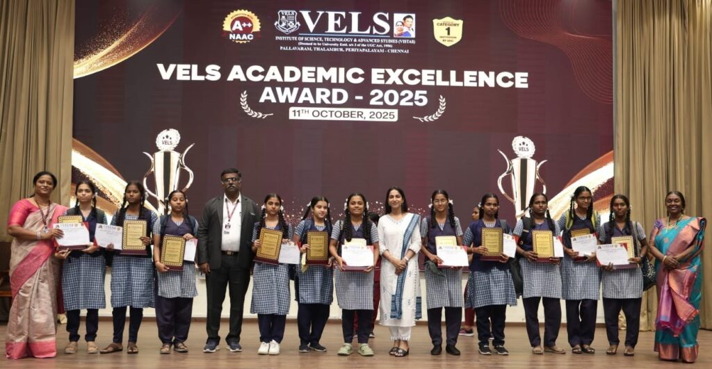 VELS Academic Excellence Awards Honor Outstanding Students and Highlight Career Opportunities VELS Academic Excellence Awards Honor Outstanding Students and Highlight Career Opportunities