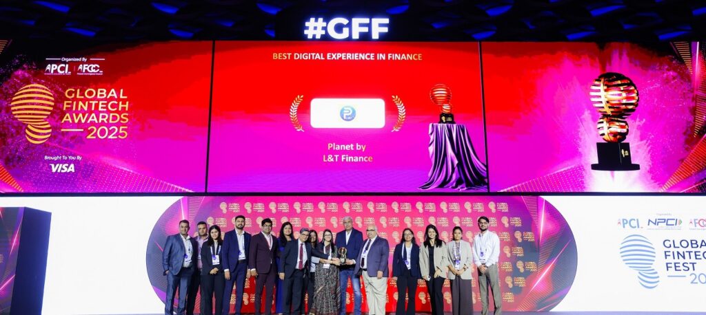 L&T Finance Ltd. Wins 'Best Digital Experience in Finance' Award at the Global Fintech Fest 2025 L&T Finance Ltd. Wins 'Best Digital Experience in Finance' Award at the Global Fintech Fest 2025