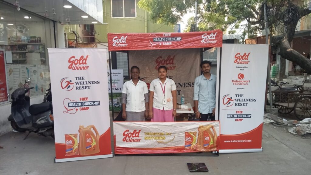 Over 2,500 Beneficiaries Reached through Kaleesuwari's Free Health Camps across Tamil Nadu Over 2,500 Beneficiaries Reached through Kaleesuwari's Free Health Camps across Tamil Nadu