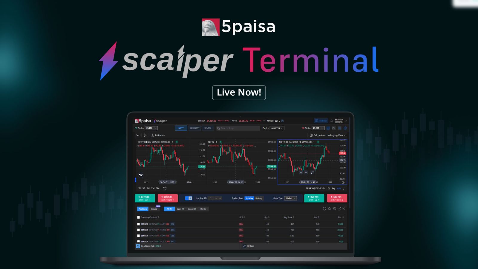 5paisa Capital Launches Scalper Terminal – A Game-Changer for Speed and Precision in Online Trading 5paisa Capital Launches Scalper Terminal – A Game-Changer for Speed and Precision in Online Trading