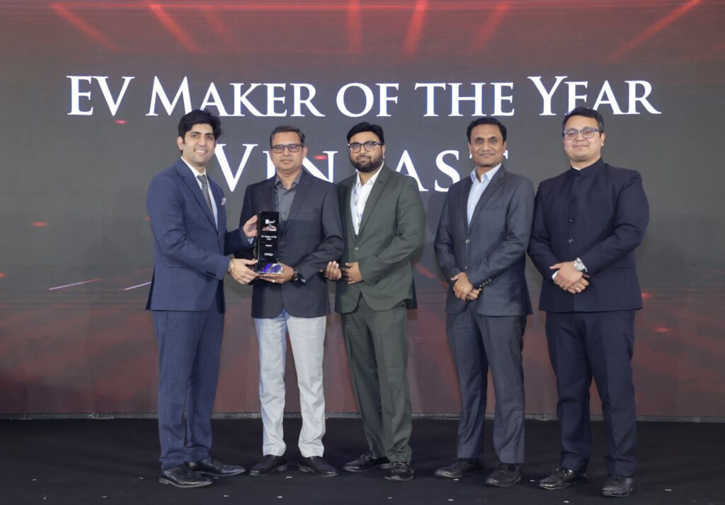VinFast Honoured as 'EV Manufacturer of the Year' At Times Drive Auto Summit & Awards 2026 VinFast Honoured as 'EV Manufacturer of the Year' At Times Drive Auto Summit & Awards 2026