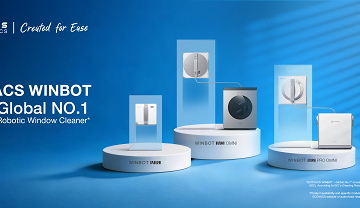 The World's 1 Bestselling Robotic Window Cleaner: ECOVACS WINBOT Restores Crystal-Clear Views with Ease