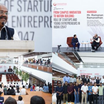 35641_ramanan-dPGC6X Ramanan Ramanathan, First Mission Director, Atal Innovation Mission, Applauds Entrepreneurial and Innovation Culture at Galgotias University