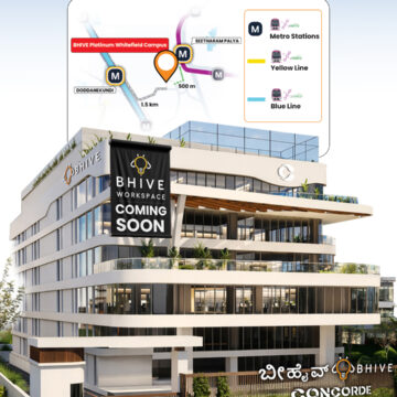 BHIVE Expands Whitefield Footprint with 3000+ Seat at Concorde Econex Campus