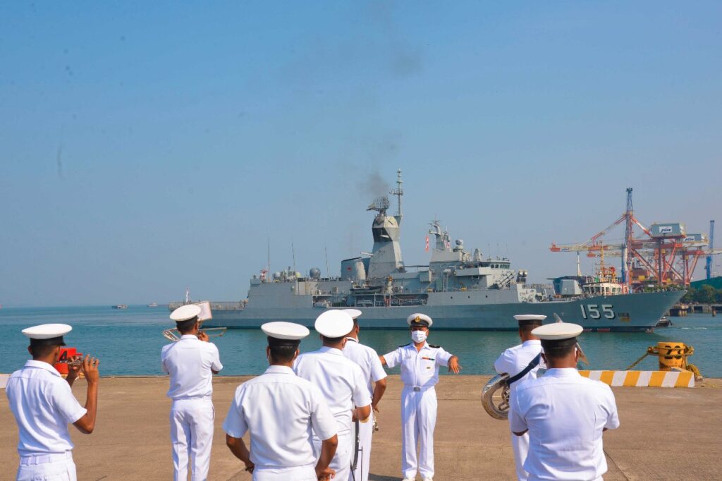 Australian Navy Ship Ballarat Visits Goa Australian Navy Ship Ballarat Visits Goa