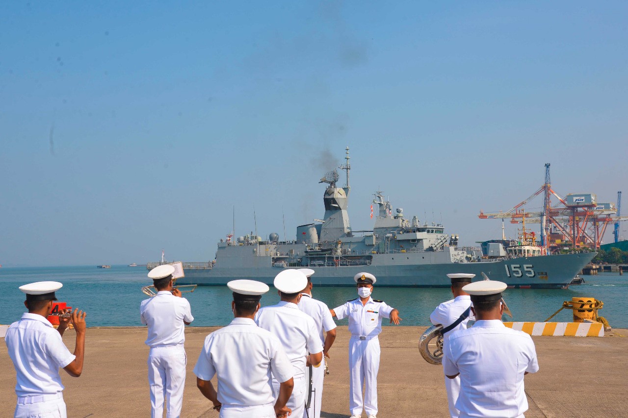 Australian Navy Ship Ballarat Visits Goa Australian Navy Ship Ballarat Visits Goa