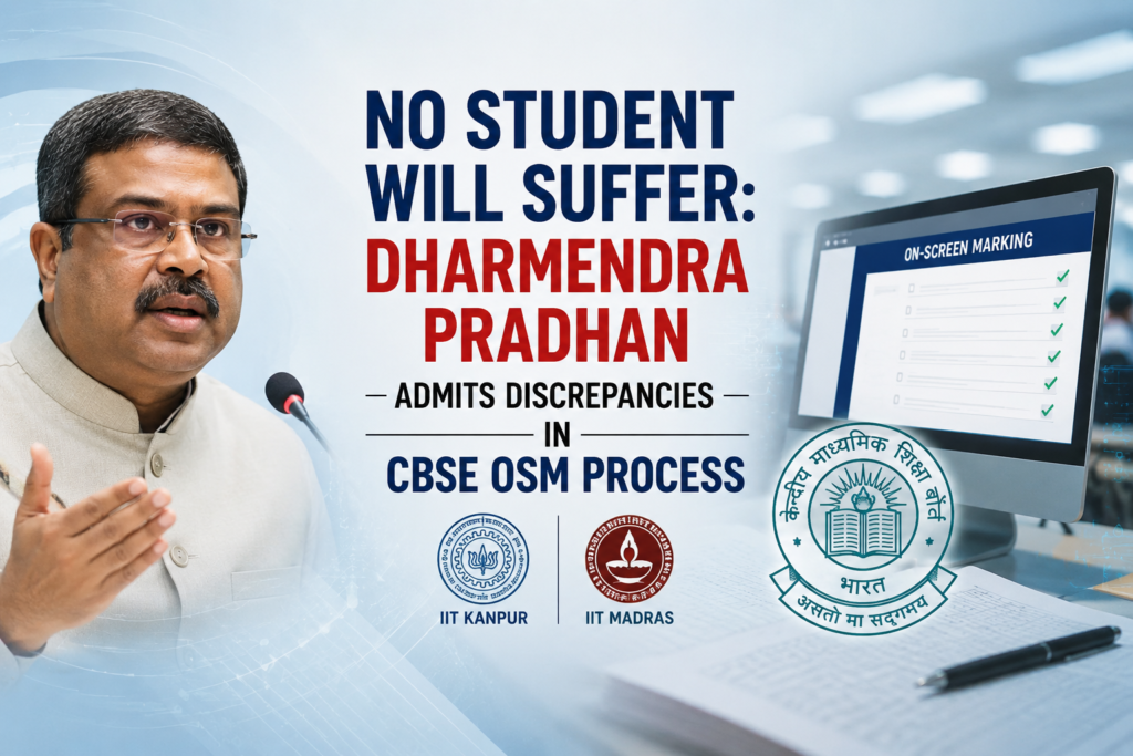 CBSE “No Student Will Suffer”: Dharmendra Pradhan Admits Discrepancies In CBSE OSM Process