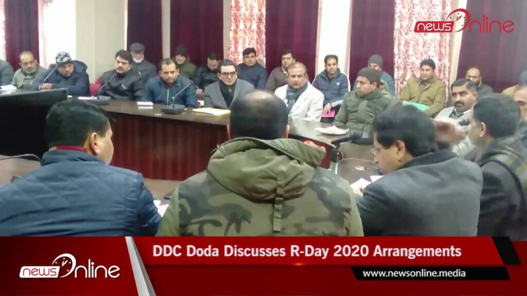 DDC Doda Discusses R-Day 2020 Arrangements