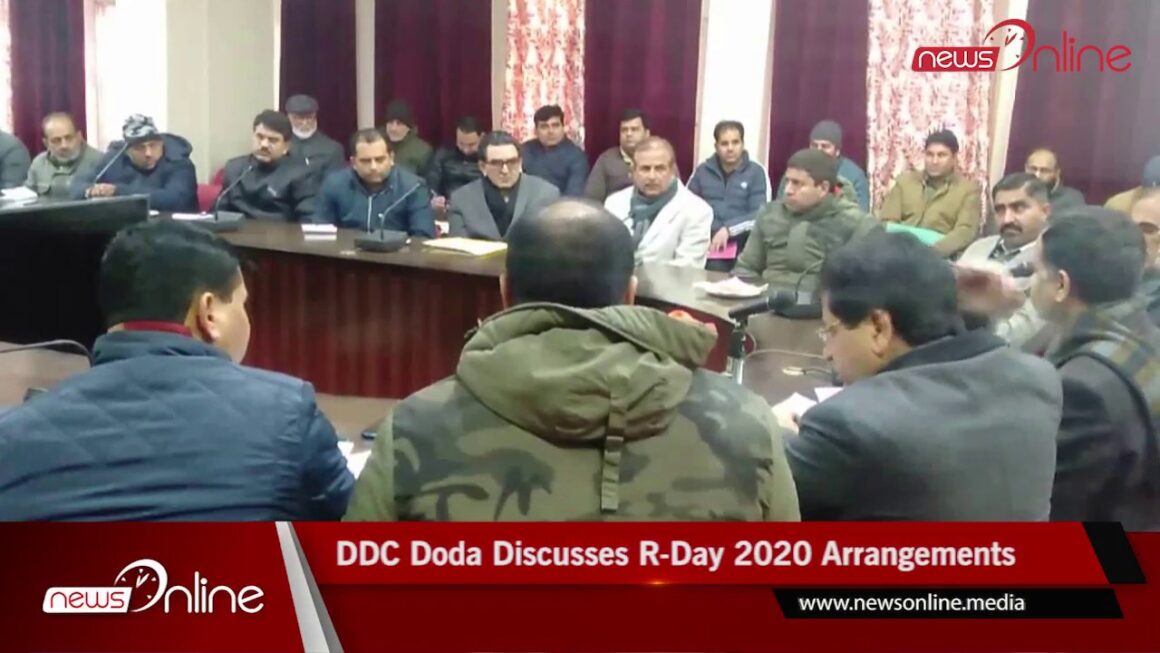 DDC Doda Discusses R-Day 2020 Arrangements