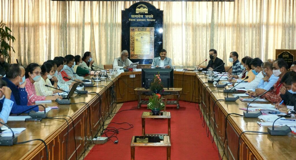 Press note Suresh kashyap takes part in DISHA meeting shimla