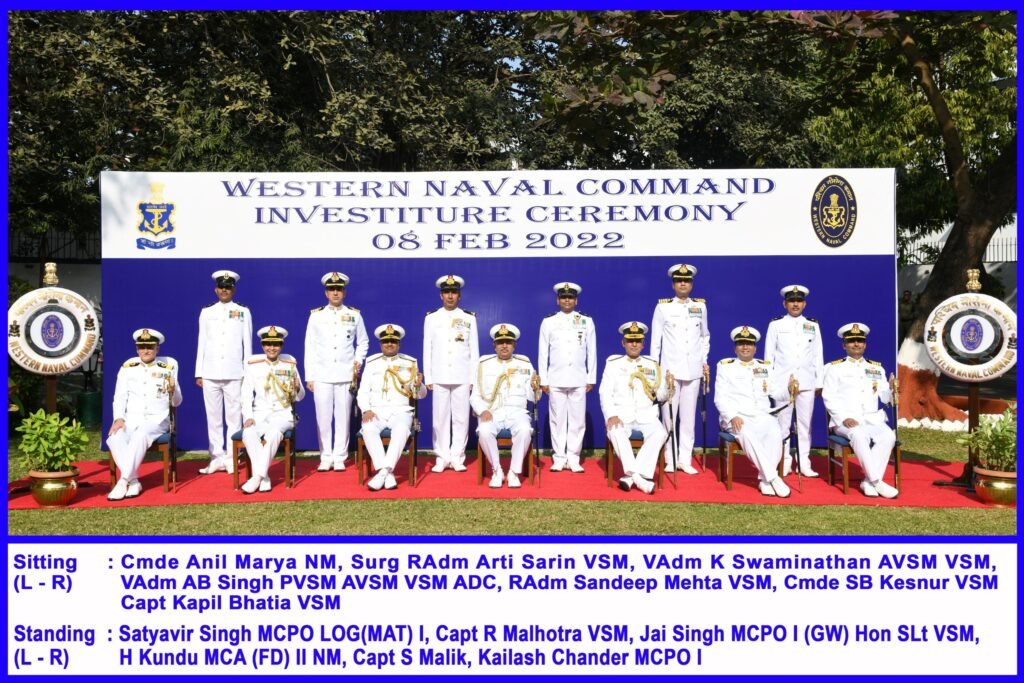 Naval Investiture Ceremony – 2022 For Western Naval Command Held At Mumbai Naval Investiture Ceremony – 2022 For Western Naval Command Held At Mumbai
