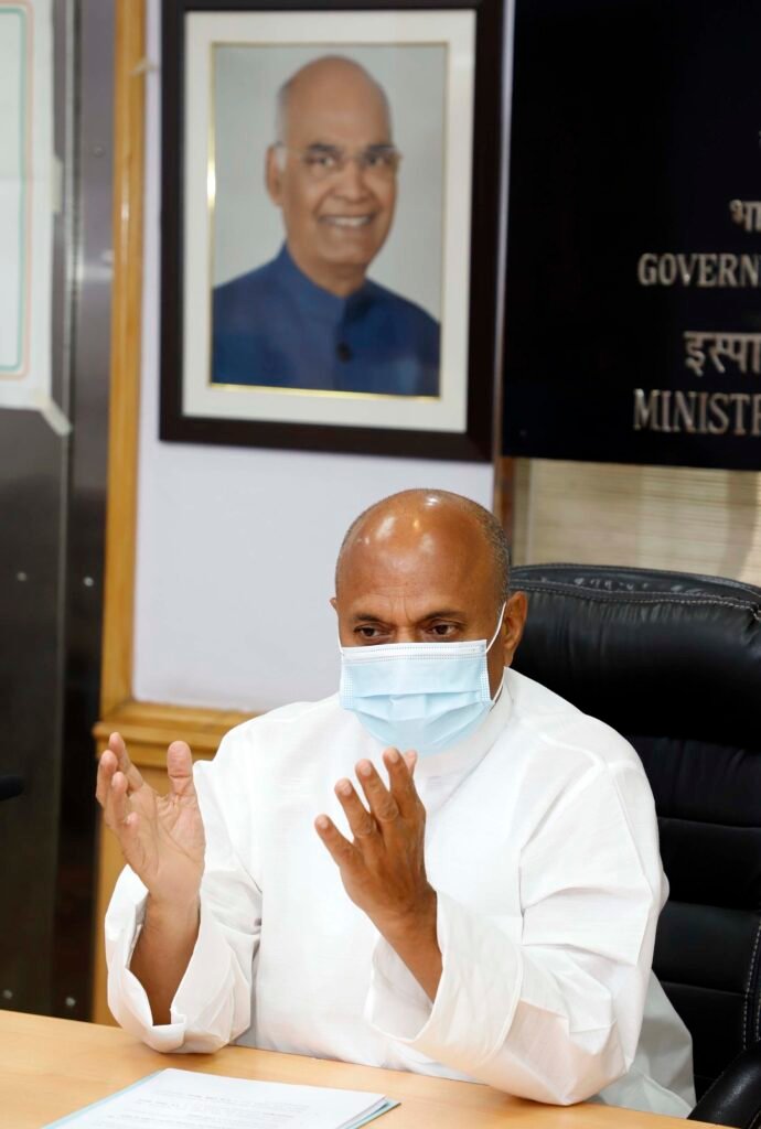 Union Minister of SteelReviews Status of Steel Cost Reduction in Production of PSUs