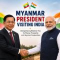 Myanmar President Min Aung Hlaing Arrives in India for Bilateral Talks